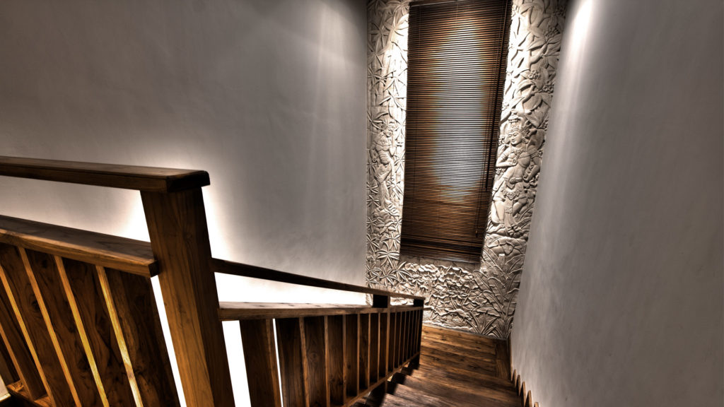 Stairs to upper floor