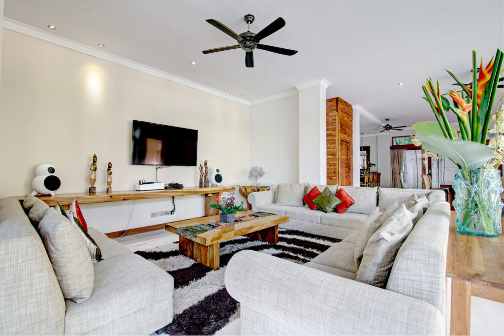 Living room, north view