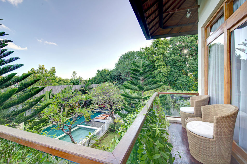 Master balcony at Zolina Villa